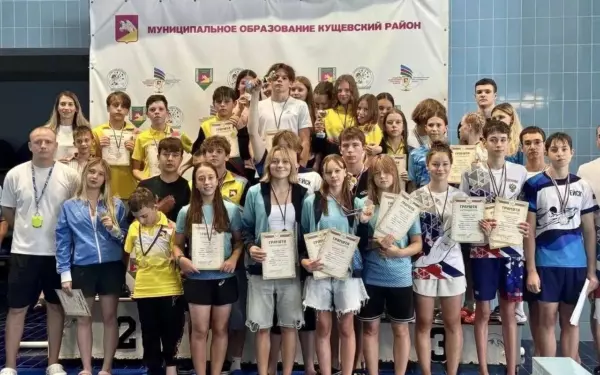 Ейские пловцы завоевали награды на турнире на Кубок главы Кущевского сельского поселения