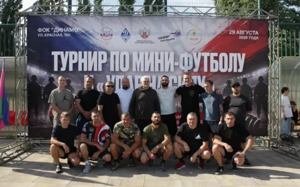 Бронзовыми призёрами краевого турнира по мини-футболу стали ветераны СВО из Ейского района