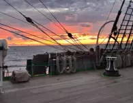Ейские студенты проходят морскую практику на «Крузенштерне»