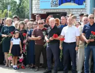 В лицее №4 Ейска открыли мемориальные доски в память о погибших участниках СВО