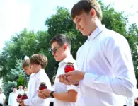 В лицее №4 Ейска открыли мемориальные доски в память о погибших участниках СВО