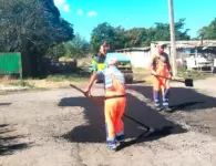 В Моревке завершают ямочный ремонт дорог