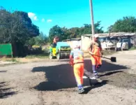 В Моревке завершают ямочный ремонт дорог