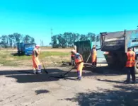 В Моревке завершают ямочный ремонт дорог