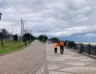 В Ейске продолжают приводить в порядок городские улицы и набережную