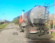 На улице Комсомольской в посёлке Комсомолец отремонтировали дорогу