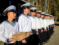 В Ейске встретили 15 студентов, вернувшихся с морской практики на «Крузенштерне»