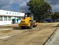 В посёлке Степном благоустраивают ярмарочную площадь