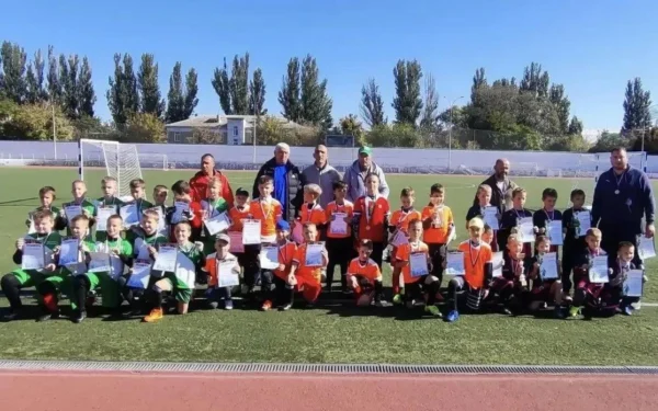 Команда «Колос» выиграла первенство Ейского района по футболу среди юных спортсменов