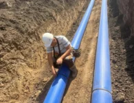 В посёлке Морском Ейского района наполовину построили новую систему водоотведения