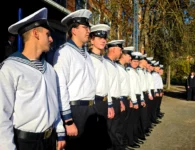 В Ейске встретили 15 студентов, вернувшихся с морской практики на «Крузенштерне»