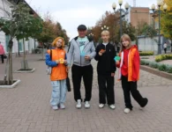 В центре Ейска прошла акция ко Дню Отца