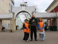 В центре Ейска прошла акция ко Дню Отца