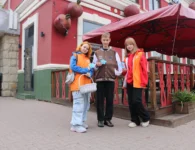В центре Ейска прошла акция ко Дню Отца