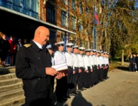 В Ейске встретили 15 студентов, вернувшихся с морской практики на «Крузенштерне»